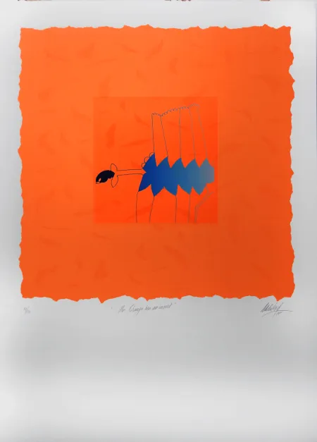 The Orange has an insect