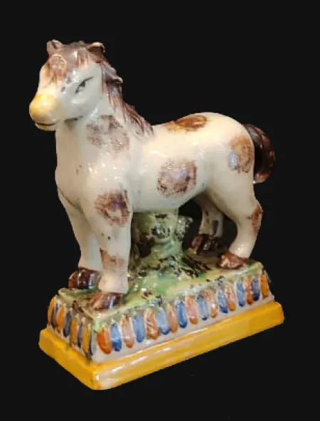Staffordshire Style Pony Figurine