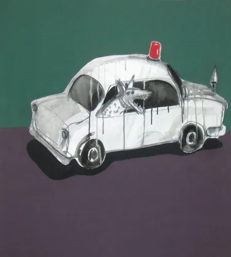 We let the dog out -