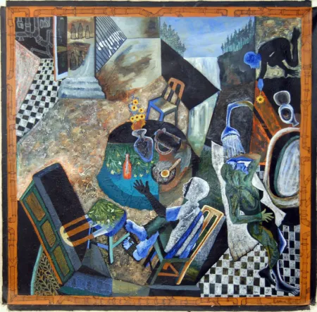 Afternoon with Plastic Flower